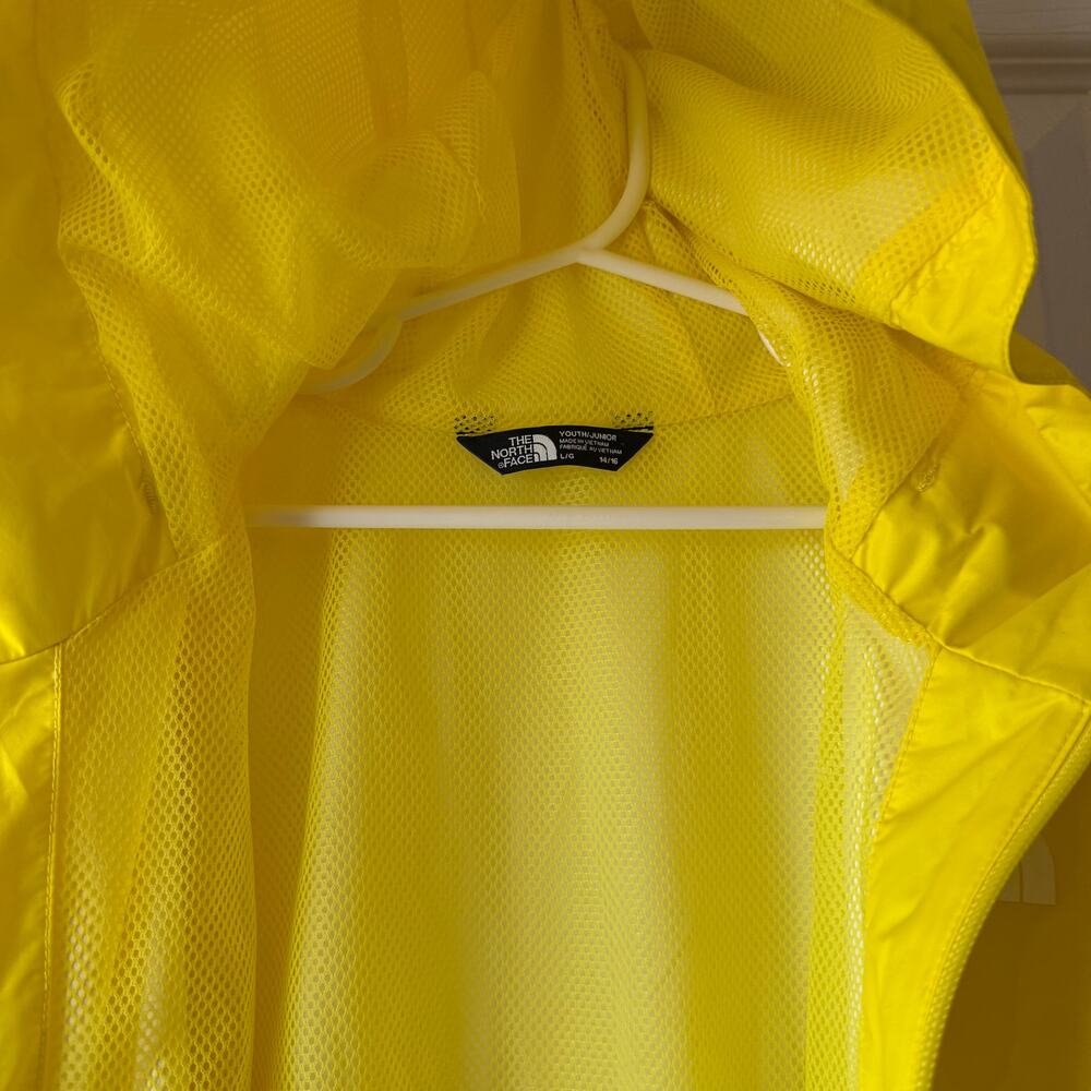 The North Face Yellow DryVent Hooded Jacket 14/16 - Picture 8 of 11